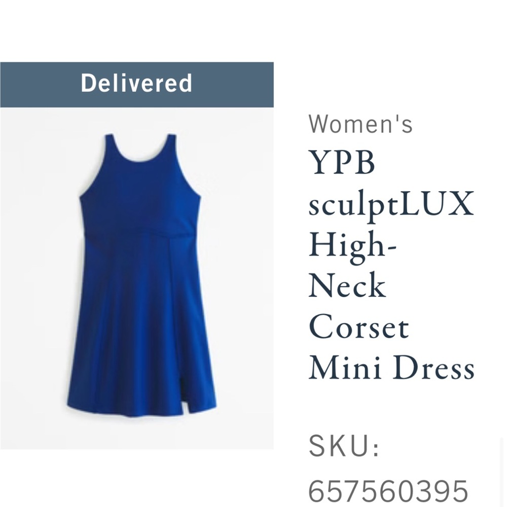 A&F High Neck Mini Dress